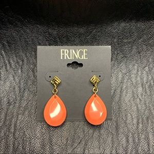 FRINGE Coral Drop Earrings